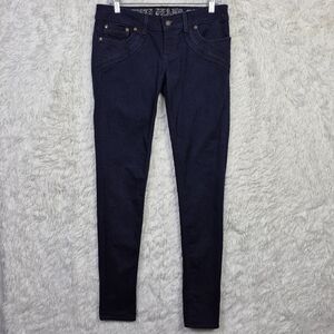 Bengi Jeans Womens Skinny Jeans Dark Wash Sz 28 Stretch Made In USA Edgy Modern